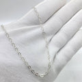Oval Link Silver Chain
