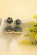 Silver Jhumka Earrings