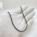 Oxidised Beaded Silver Chain