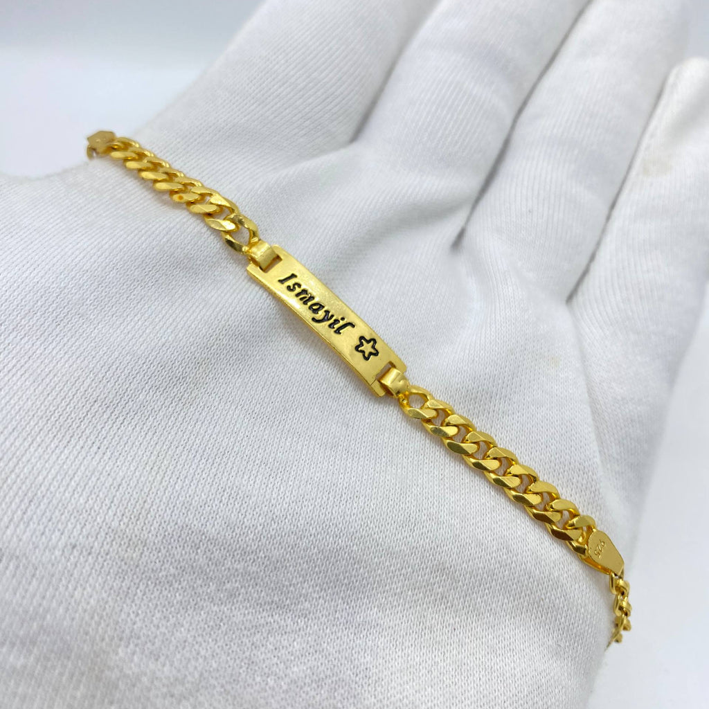 Personalized Gold Bracelet