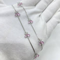 silver anklet