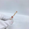 Pink Clover Rose Gold Bangle