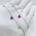 silver anklet