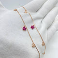 silver anklet