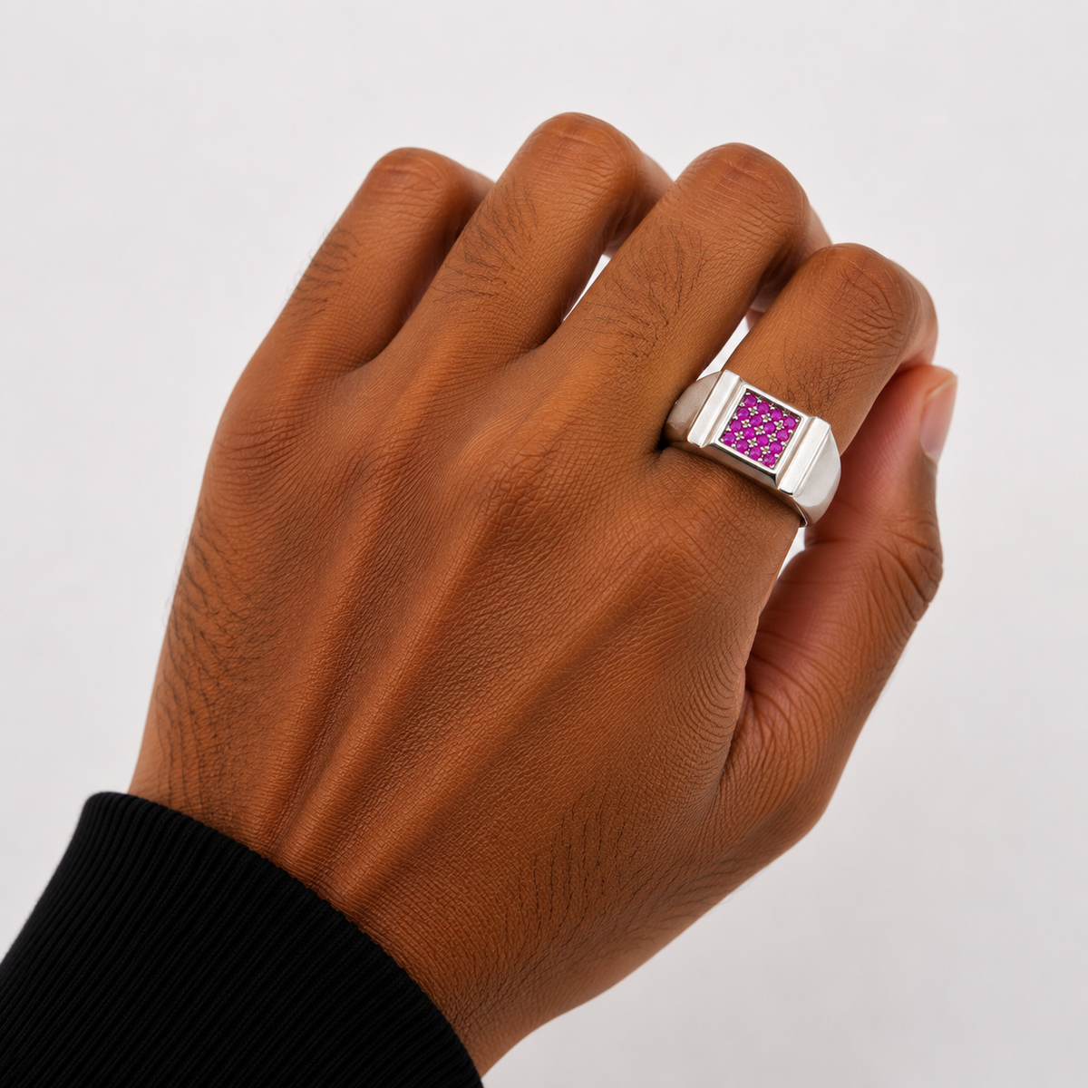 gents silver ring