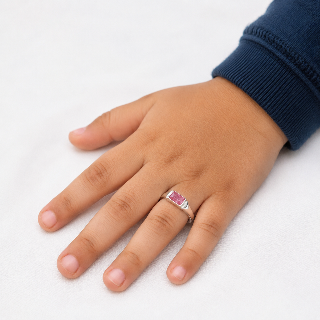 kids silver ring