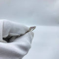 Purple Stone Leaf Silver Ring