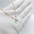silver baby necklace