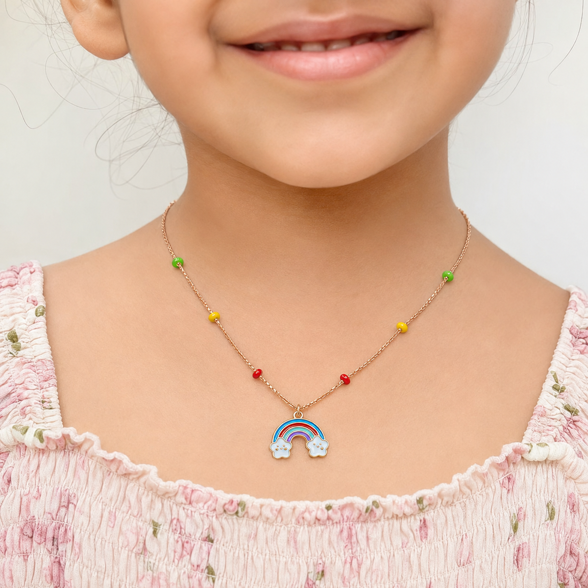 silver baby necklace