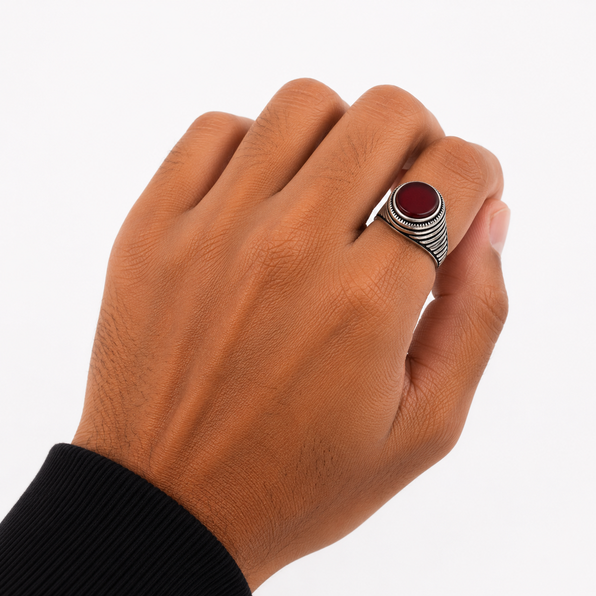 gents silver ring
