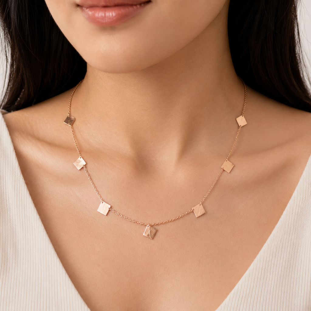 Rose-Gold Charm Necklace