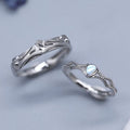 Rose Bloom Couple Ring