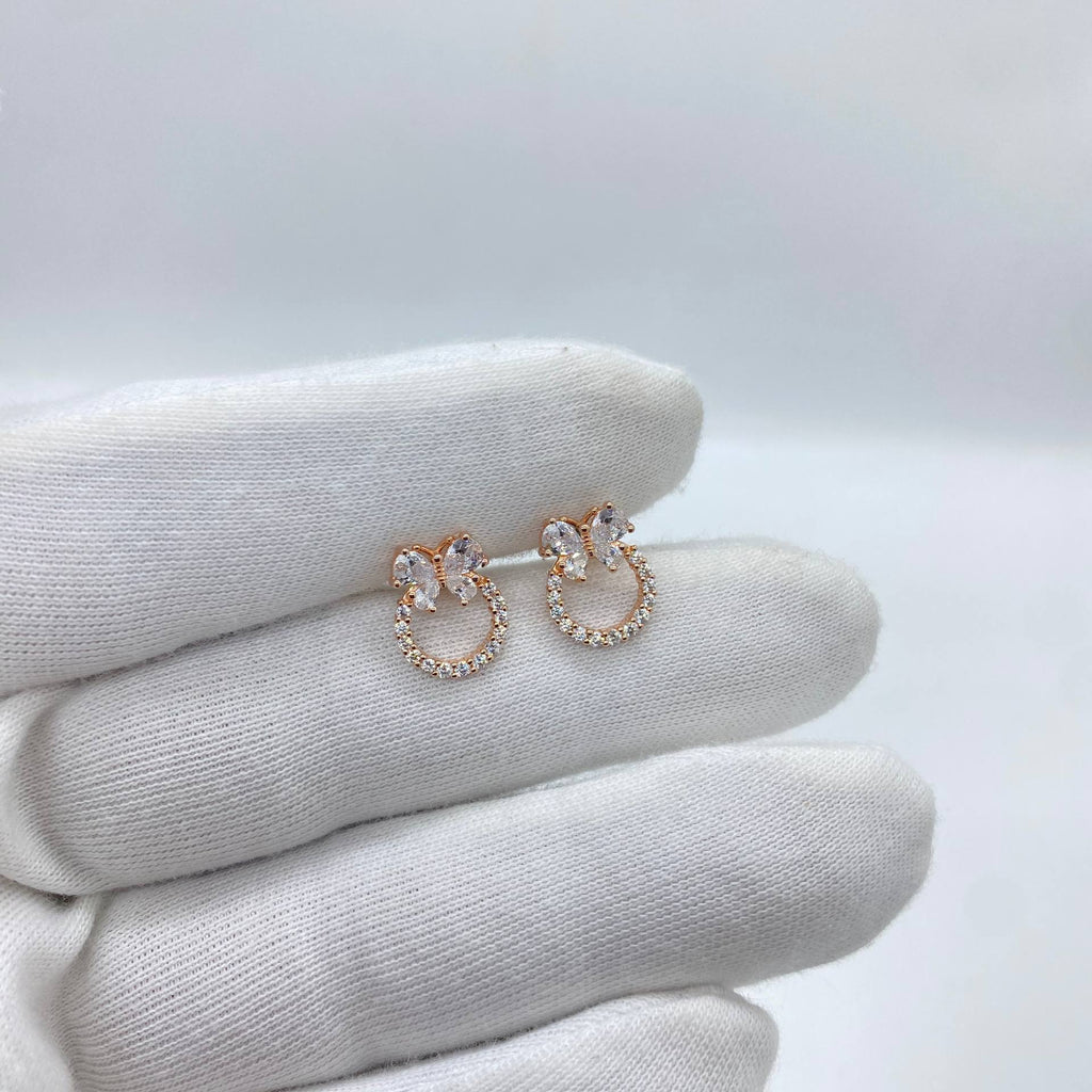 silver earrings