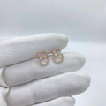 silver earrings
