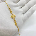 Rose Gold Sparkling Heart Bracelet