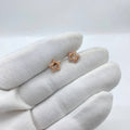 silver earrings
