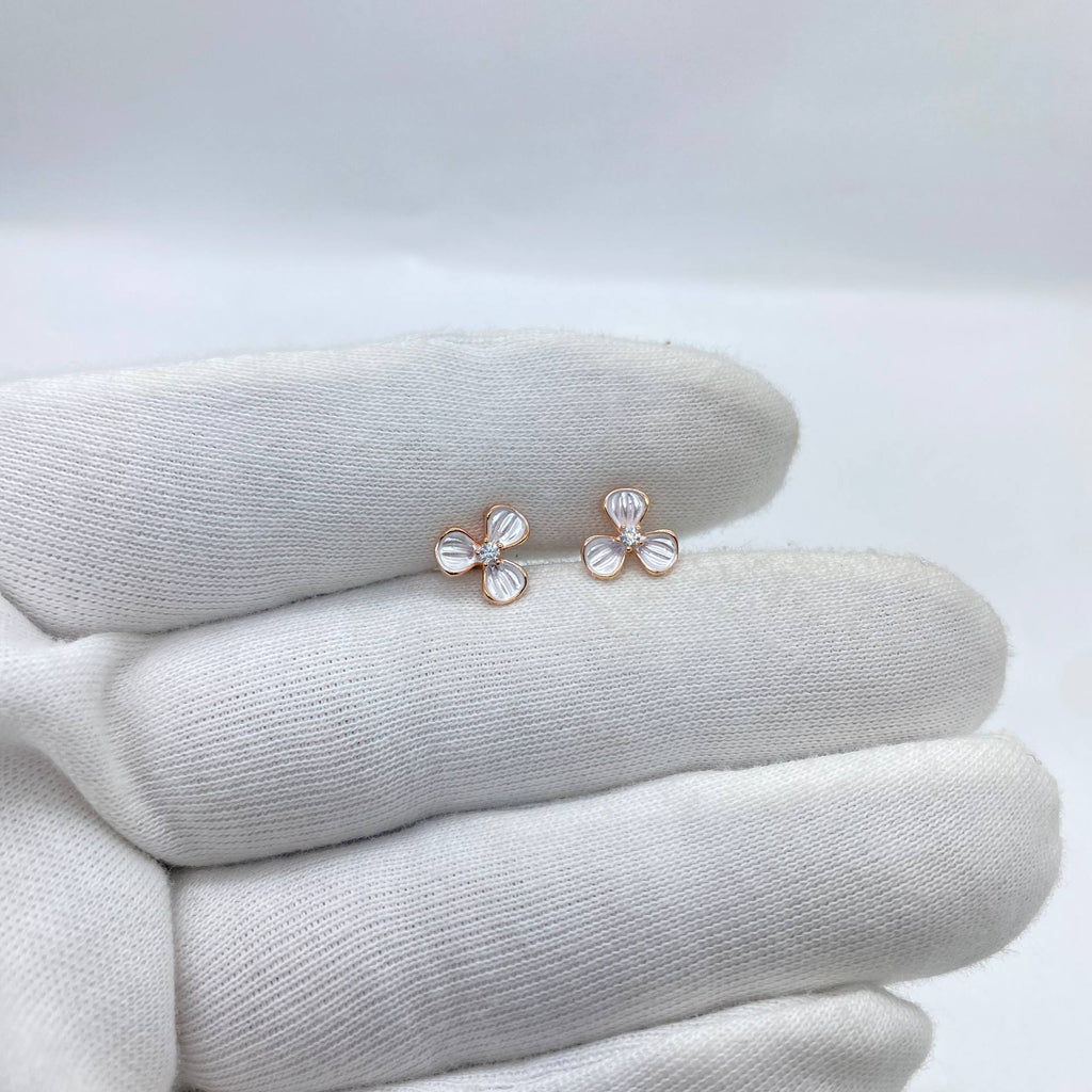 silver earrings
