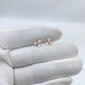 silver earrings