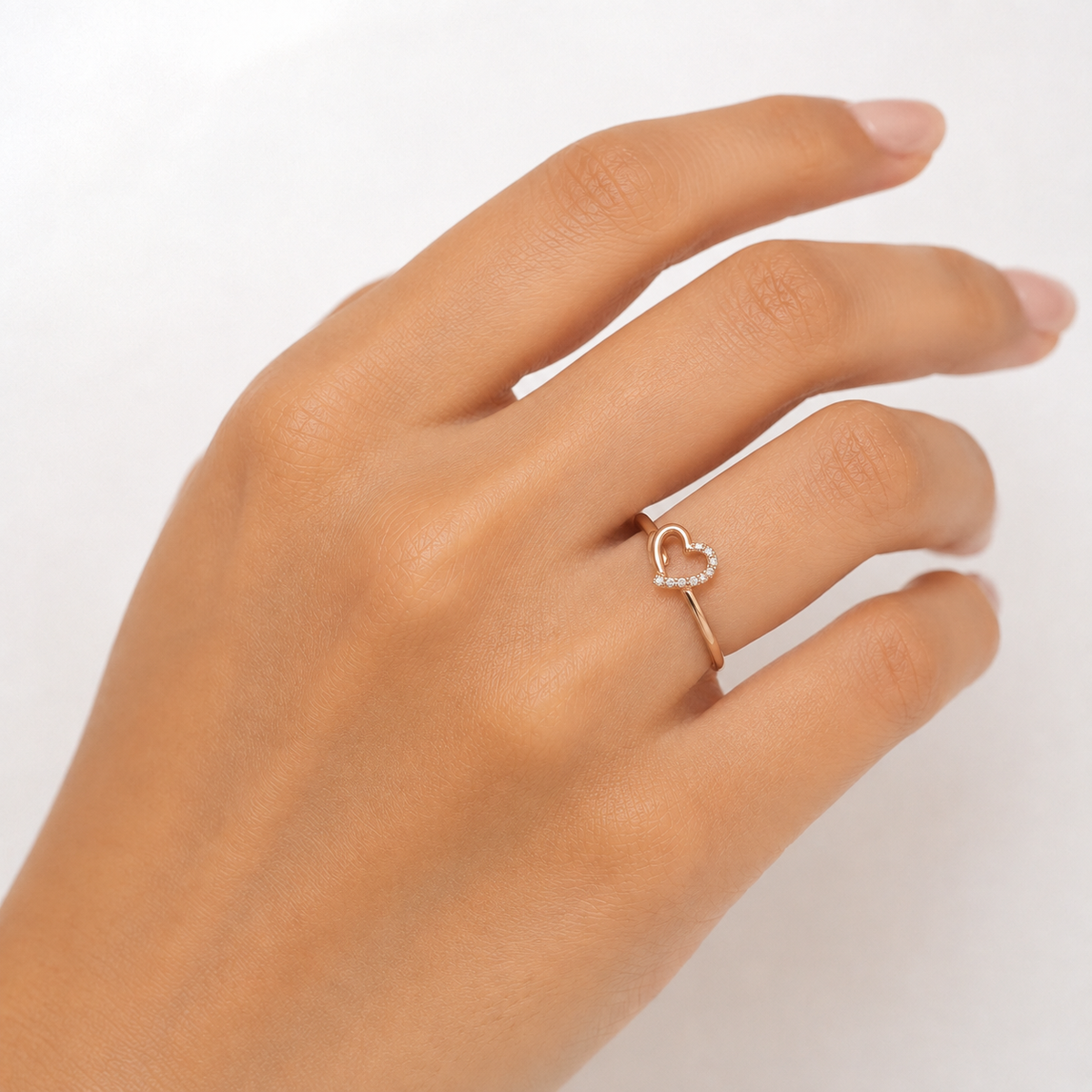 ladies silver ring
