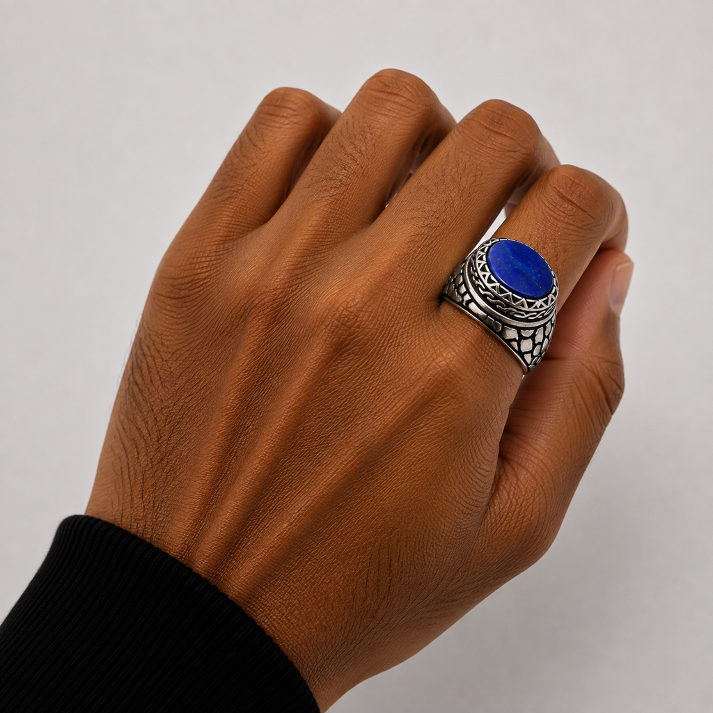 gents silver ring