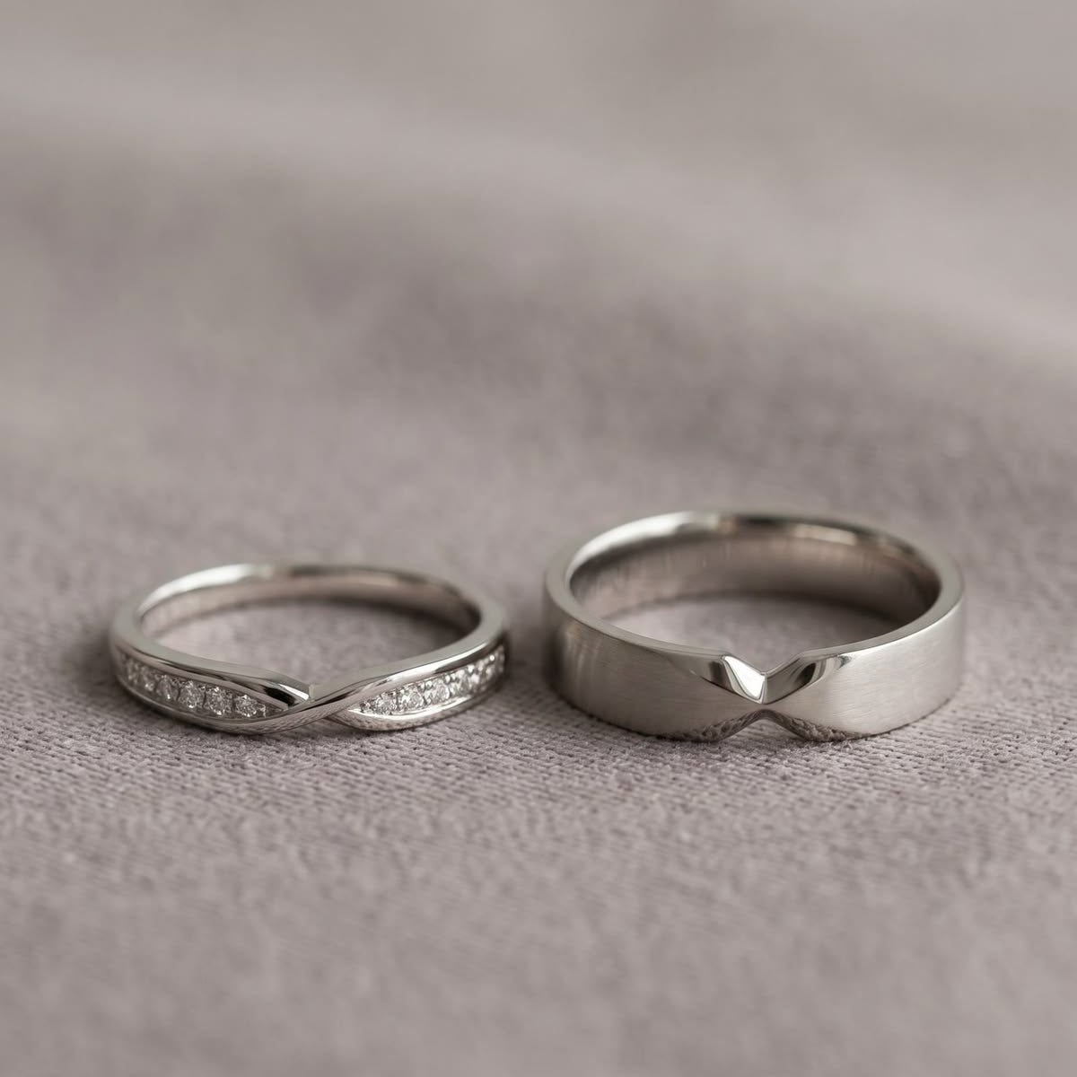 Royal Crown Couple Ring