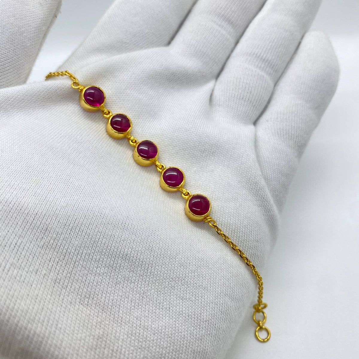 Royal Ruby Glow Bracelet