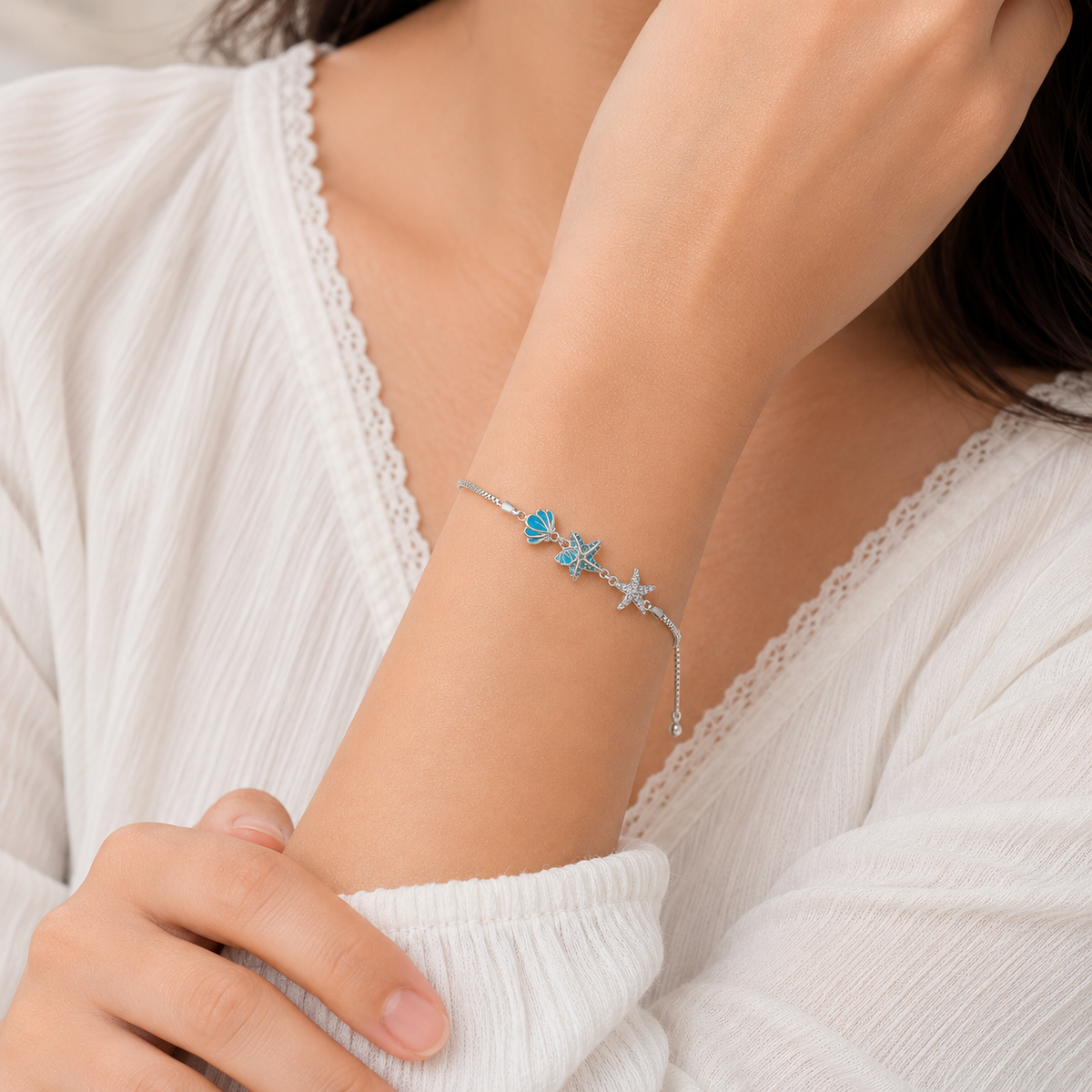 silver bracelet