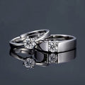Signature Solitaire Couple Ring