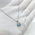 Silver Blue Whale Pendant Necklace