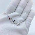 Silver Butterfly Charm Bracelet