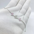 Silver Butterfly Link Bracelet
