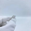 Silver Double Halo Ring