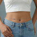 Silver Infinity Knot Waist Chain