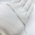 Silver Paperclip Link Bracelet