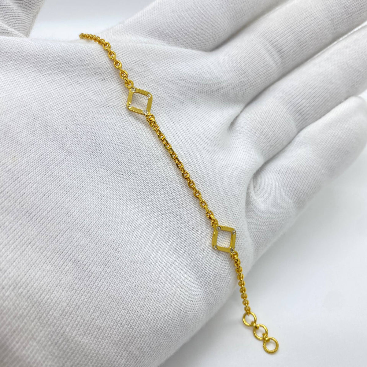 Square Link Chain Bracelet