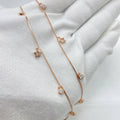 silver anklet