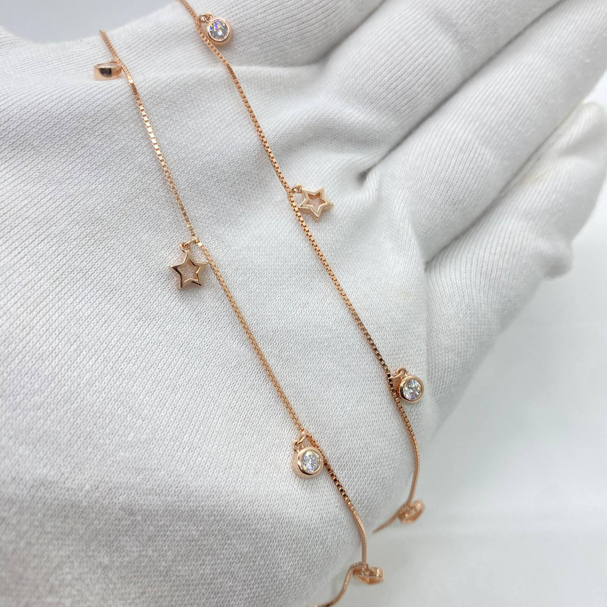 silver anklet