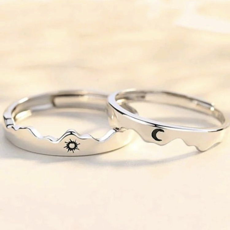 Sun & Moon Couple Ring