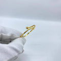 Twin Star Gold Bangle