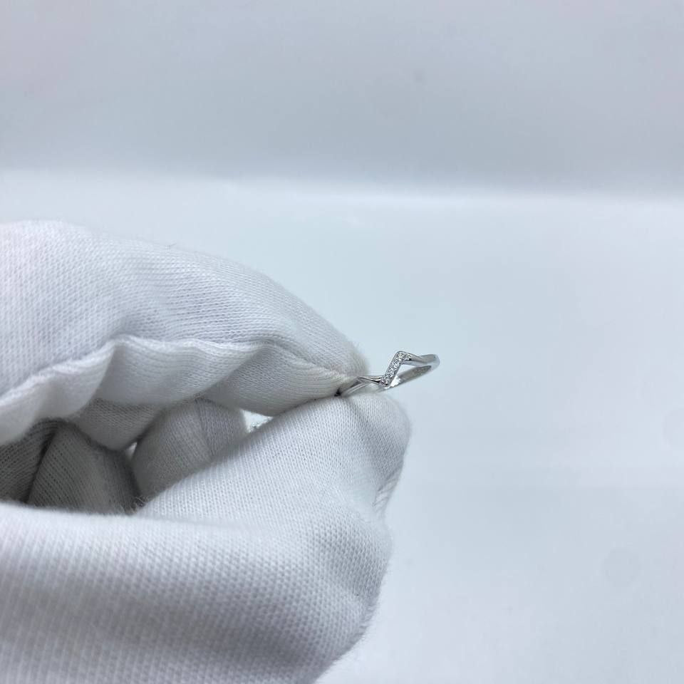 Twist Stone Silver Ring
