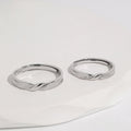 Twisted Promise Couple Rings