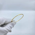 Wavy Gold Bangle