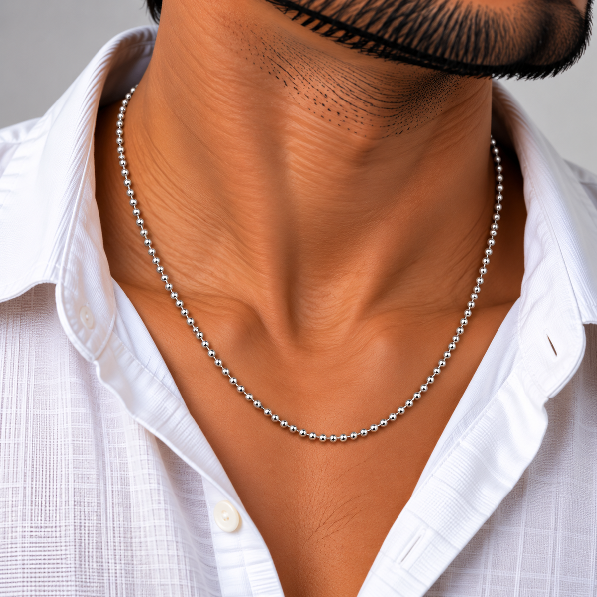 ball Silver Chain
