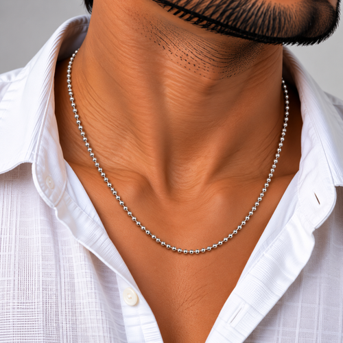 ball Silver Chain