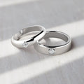 couple silver ring