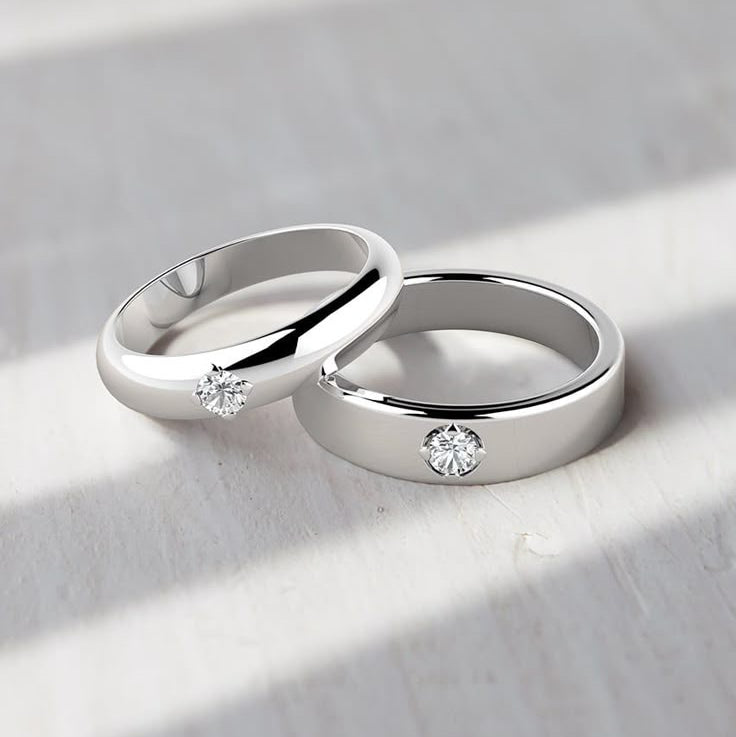 couple silver ring