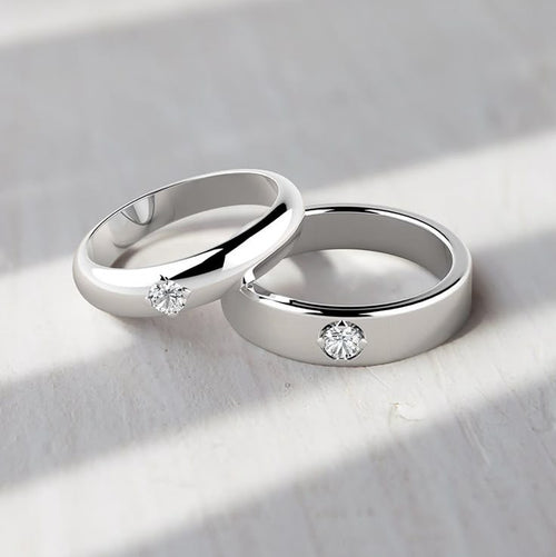 couple silver ring