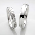 silver couple ring