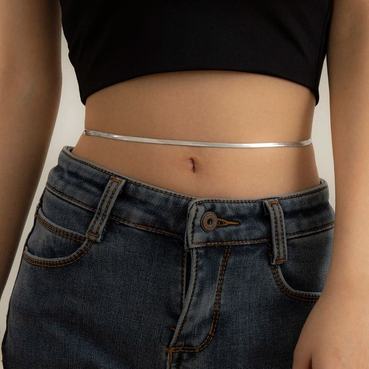 silver waist chain